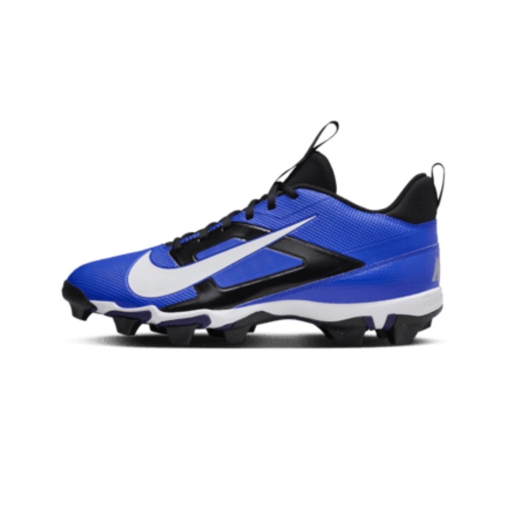 Nike Alpha Menace 4 Shark Football Cleats Blue Black White Mens 10.5